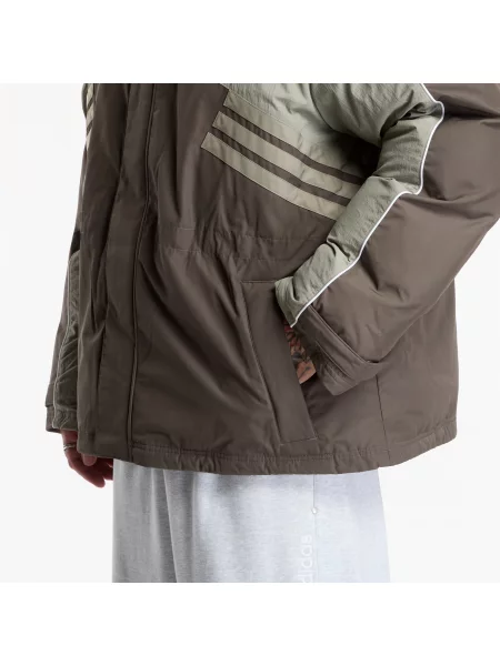 Пухено яке adidas Oversized Cutline Jacket Branch L