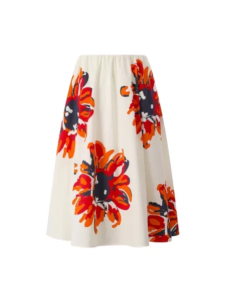 Wielobarwność spódnica midi Herzen's Angelegenheit do kolan