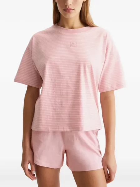 Pijamale Marc O'polo cu broderie roz