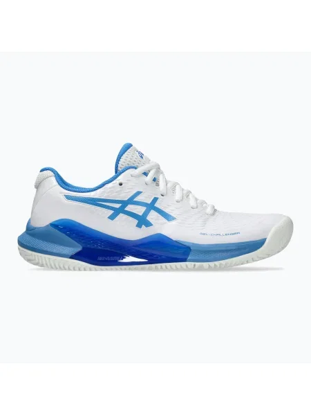 ASICS női teniszcipő Gel-Challenger 14 Clay W fehér/kék tengerpart. Méret: EU fehér