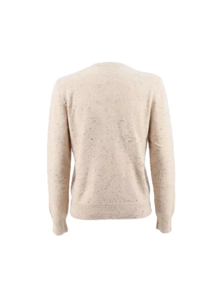Sweter Mc2 Saint Barth wełniany beżowy