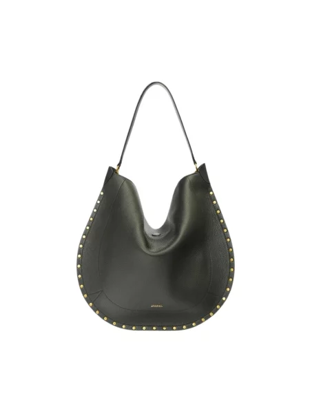 Torebka hobo Isabel Marant bez fiszbin czarna