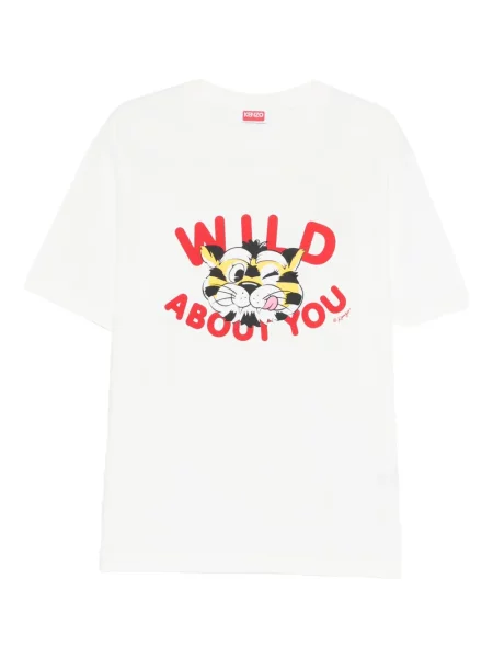 Tricou Kenzo cu imagine alb