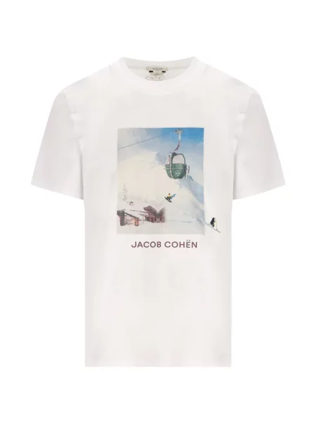 Μπλούζα Jacob Cohën λευκό