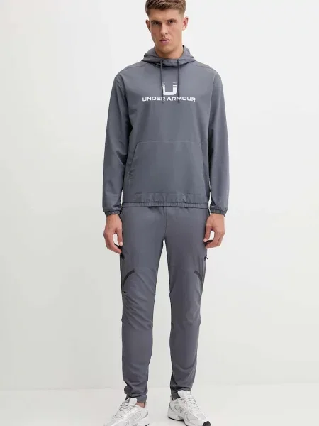 Under Armour Tepláky Unstoppable šedé