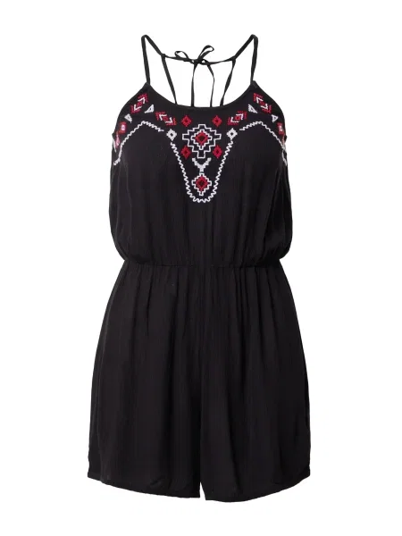 ABOUT YOU Kombinezon Giona rdeča / črna bela