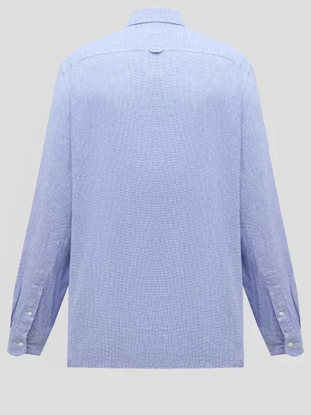 Лляна сорочка Woolrich синя