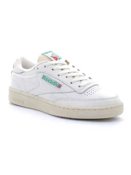 Sneakers Reebok Club C 85 Vintage Chalk/ Paper White/ Green EUR 43 zielone