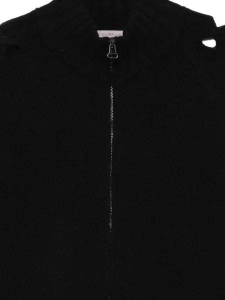 Pulover D.exterior țesut negru