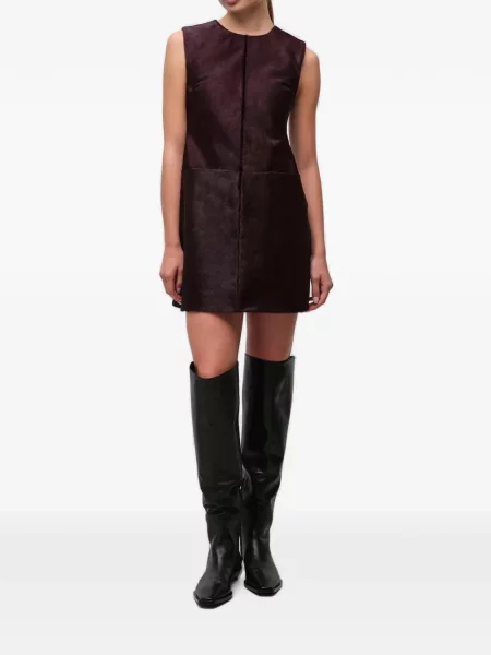 Rochie mini Simkhai fără mâneci maro