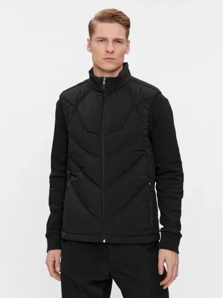 Boss Vestă V_Titanium negru