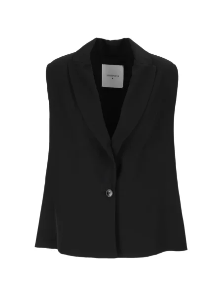 Vestă Shirtaporter cu franjuri negru
