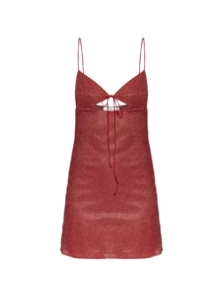Rochie mini Oseree cu decolteu în V roșu