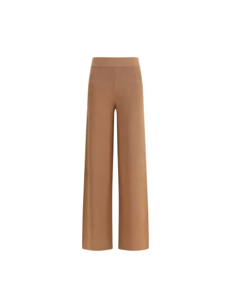 Spodnie Max Mara brązowe