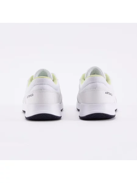 Buty tenisowe sznurowane dla dzieci Artengo Essential białe
