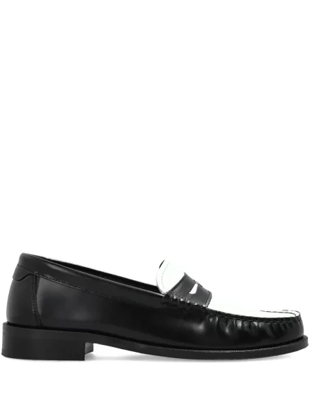 Pantofi loafer Furla din piele negru
