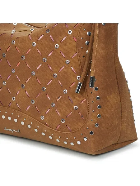 Crossbody táska Desigual barna