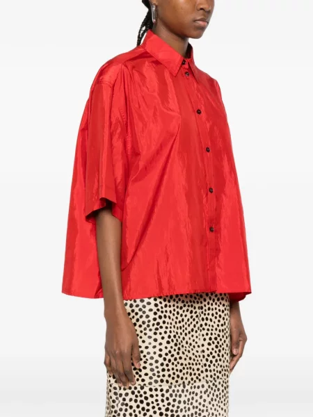 Scurt cămașă Jil Sander roșu