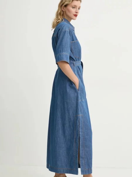 Макси джинсовое платье Munthe клеш