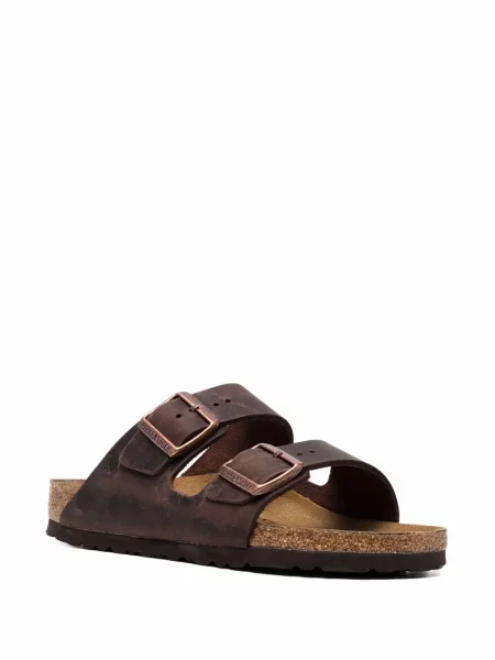Sandale Birkenstock fără toc maro