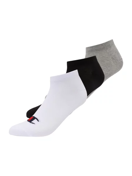 Champion Șosete gri amestecat / negru alb