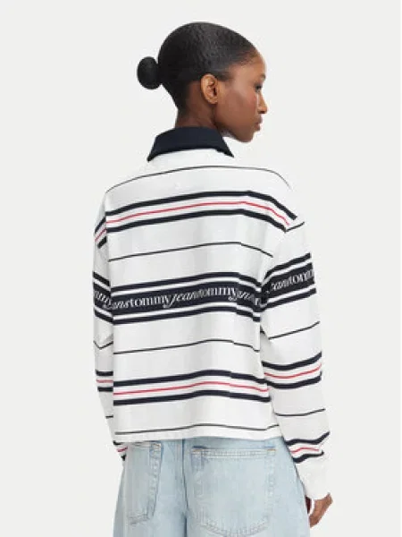 Tommy Jeans Polo marškinėliai balta
