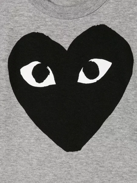 Dětské tričko Comme Des Garçons Play šedé