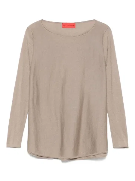 Top Wild Cashmere din cașmir maro