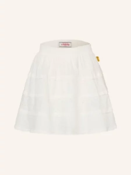 Vingino Sukně Qiana Z Krajky S Otvory bílá