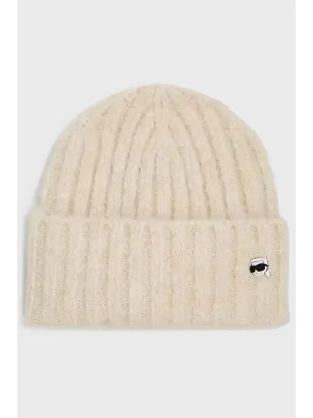 Шапка Karl Lagerfeld бежева