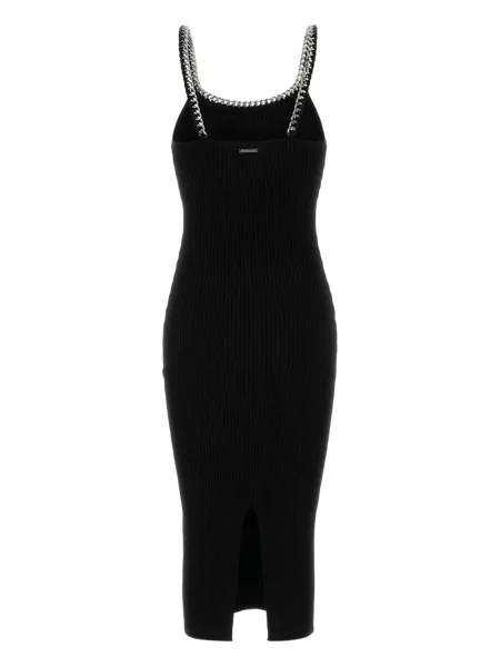 Golf golf Michael Michael Kors z dekoltem w serek do kolan czarny