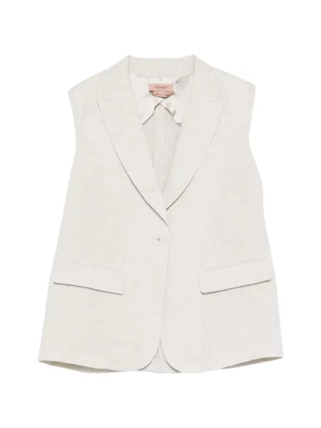 Vestă Twinset cu un singur rând de nasturi