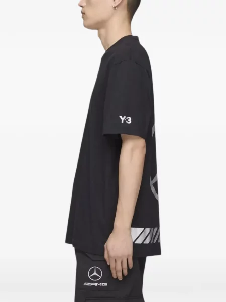 Tricou Y-3 cu autograf negru