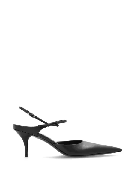 Pantofi cu toc Balenciaga cu funde slingback negru