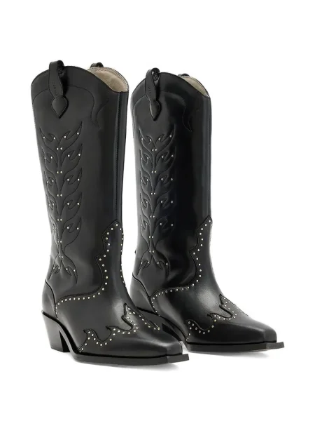 Botine Allsaints din piele negru