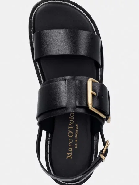 Marc O'Polo босоніжки на пласкому підборі шкіряні Stina 3A