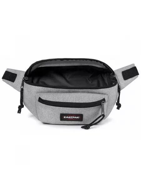 EASTPAK Pojasna torbica Doggy melange / crvena / crna / bijela siva