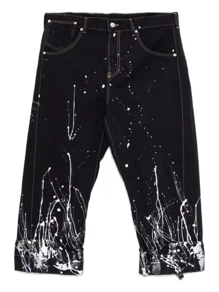 Szerokie jeansy Marina Yee niebieskie