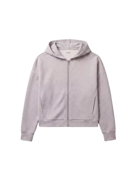 Bluza z kapturem Calvin Klein z kapturem z dżerseju z logo szara