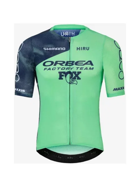 Koszulka rowerowa Hiru Orbea Factory Team Lab Race zielony M niebieski