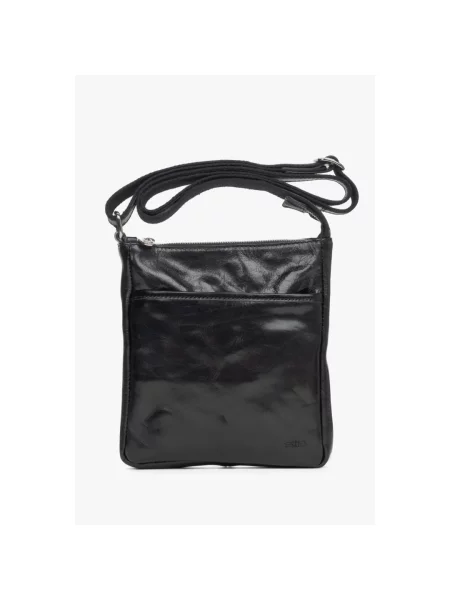 Лаковая сумка Estro черная