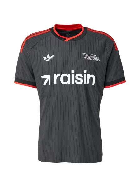 ADIDAS PERFORMANCE Funkční tričko UNB grafitová / krvavě červená / černá bílá