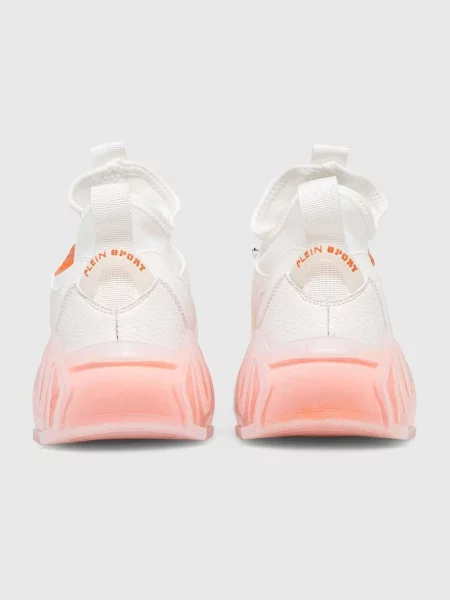 Тигровые кроссовки Plein Sport белые