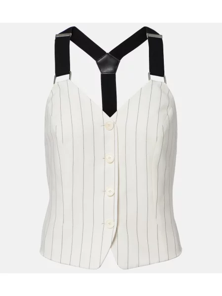 Top Ralph Lauren Collection de lână alb