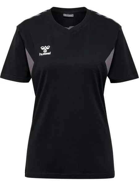 Hummel Tricou Authentic CO gri / negru alb