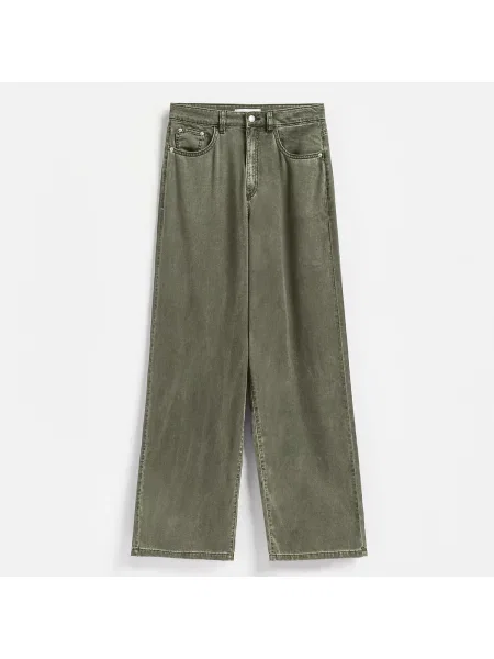 Reserved LADIES` JEANS TROUSERS zelená