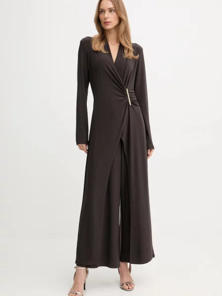 Гащеризон Joseph Ribkoff с v-образно деколте кафяво