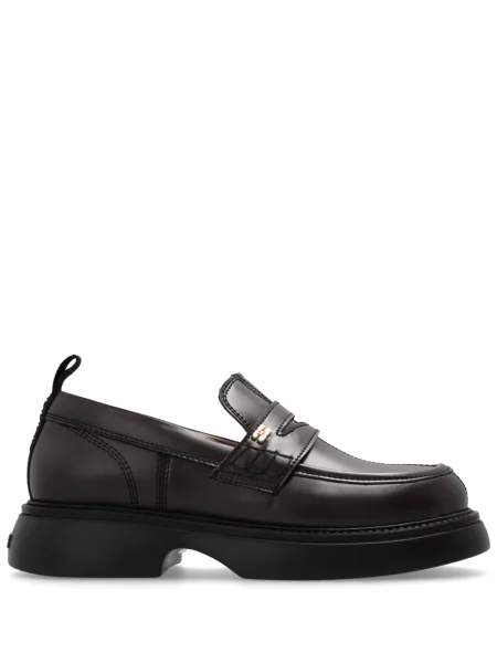 Pantofi loafer Ganni negru