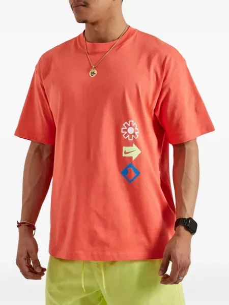 Běžecké fleecové tričko s potiskem Nike s potiskem černé