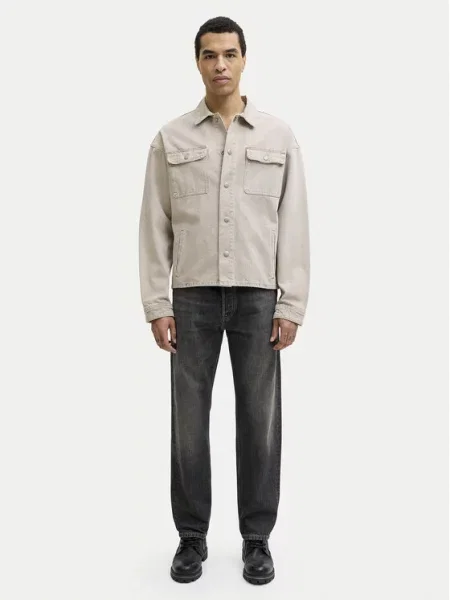Jack & Jones Τζιν Chris Loose Leg μαύρο